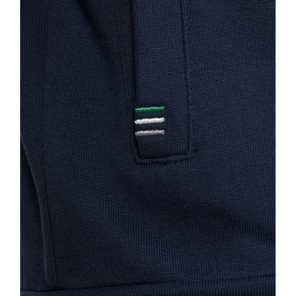 Suéter de algodón azul La Martina