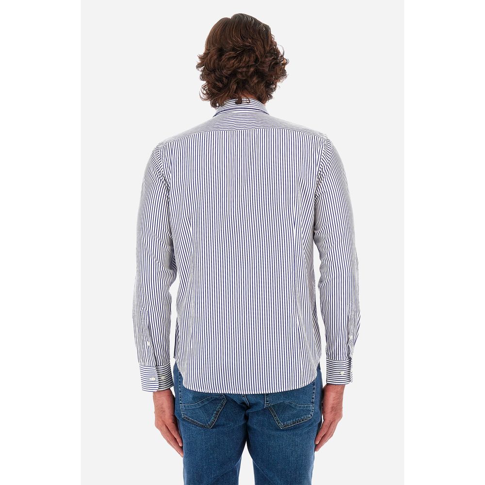 Camisa de algodón blanca La Martina