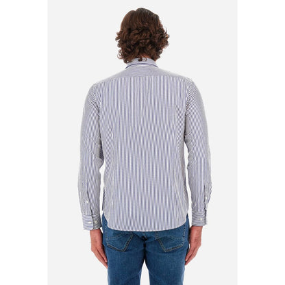 Camisa de algodón blanca La Martina