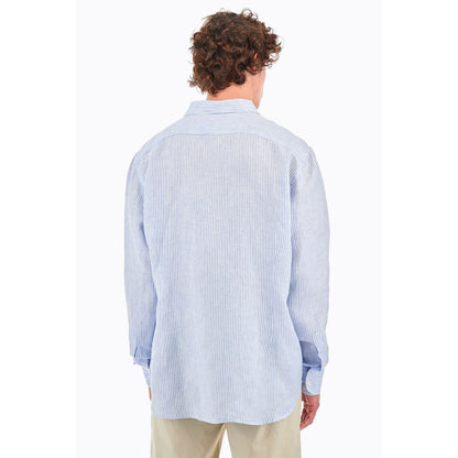 Camisa de algodón blanca La Martina