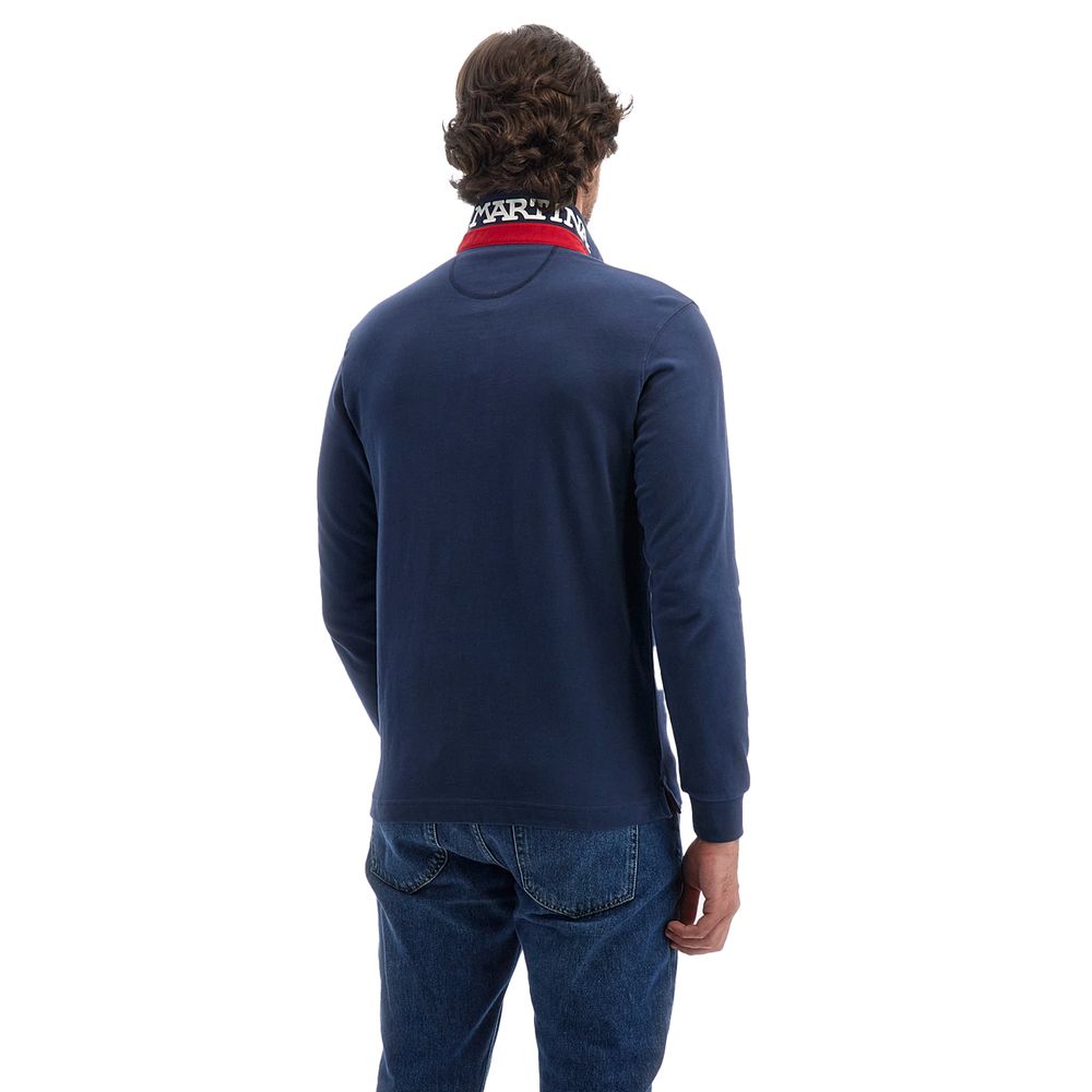 Polo La Martina De Algodón Azul