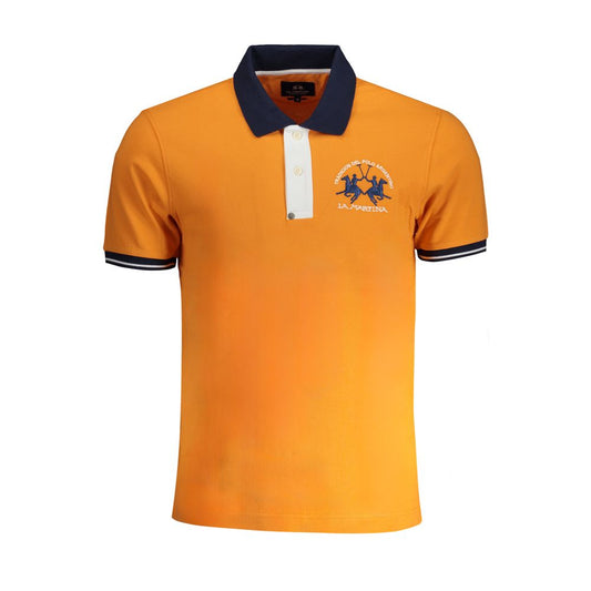 Polo De Algodón Naranja La Martina
