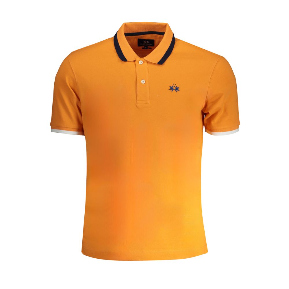 Polo De Algodón Naranja La Martina