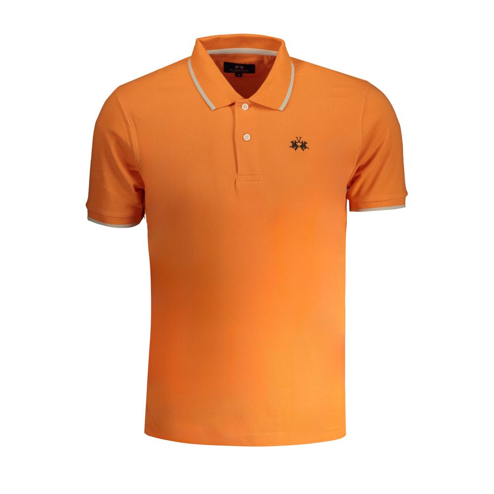 Polo De Algodón Naranja La Martina
