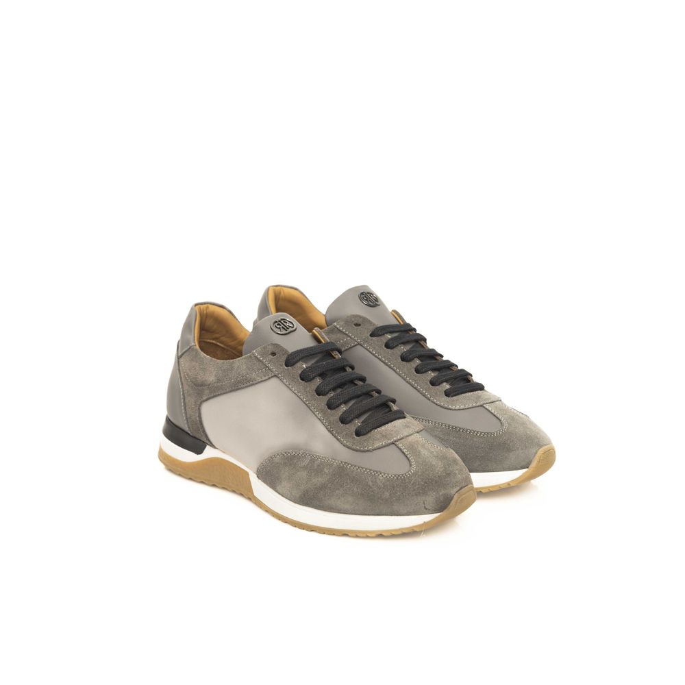 Zapatillas Cerruti 1881 de piel gris para hombre