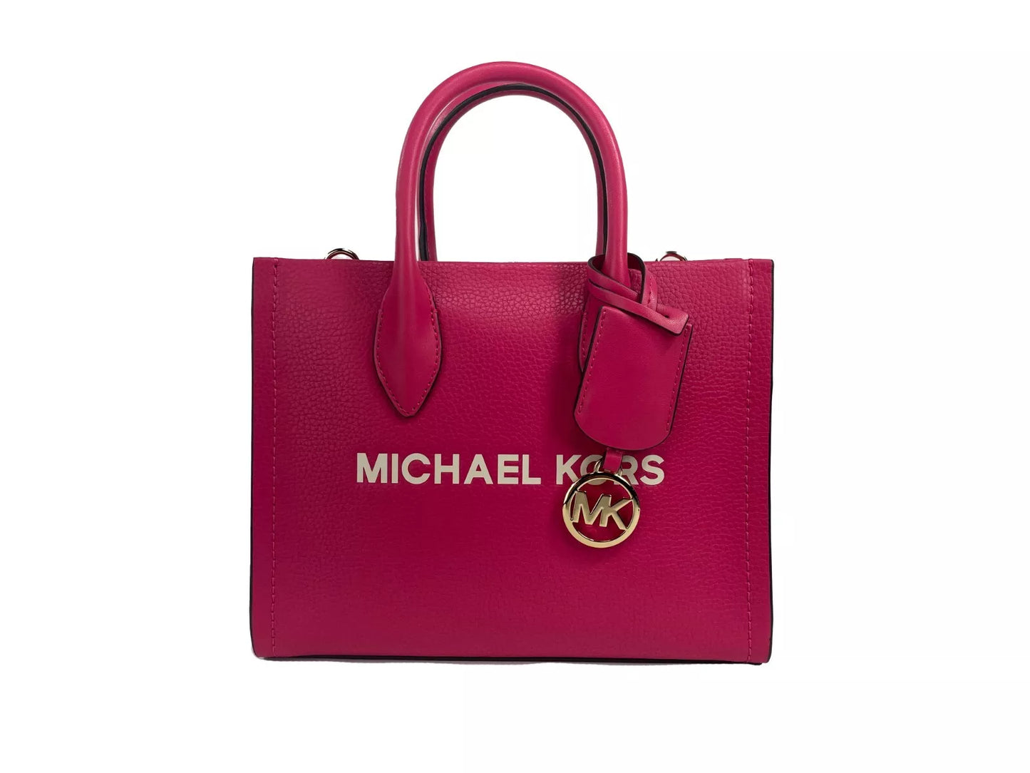 Bolso tote pequeño de cuero con cremallera en la parte superior Mirella de Michael Kors