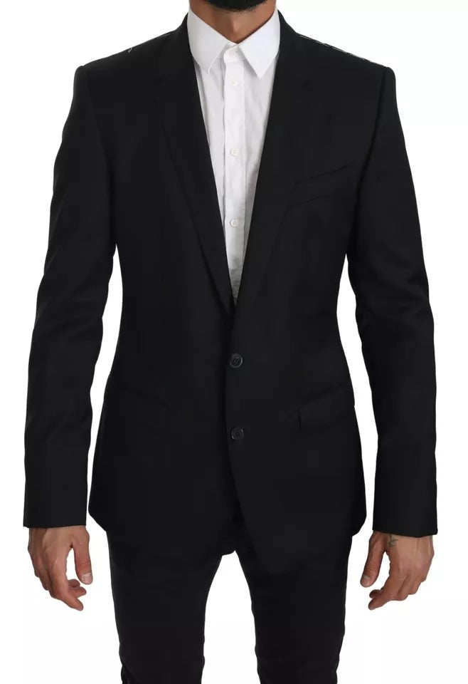 Chaqueta ajustada negra Dolce &amp; Gabbana Blazer MARTINI