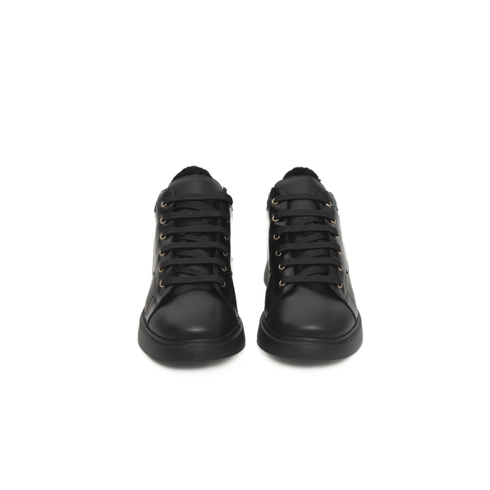 Zapatillas Cerruti 1881 de piel negra para mujer