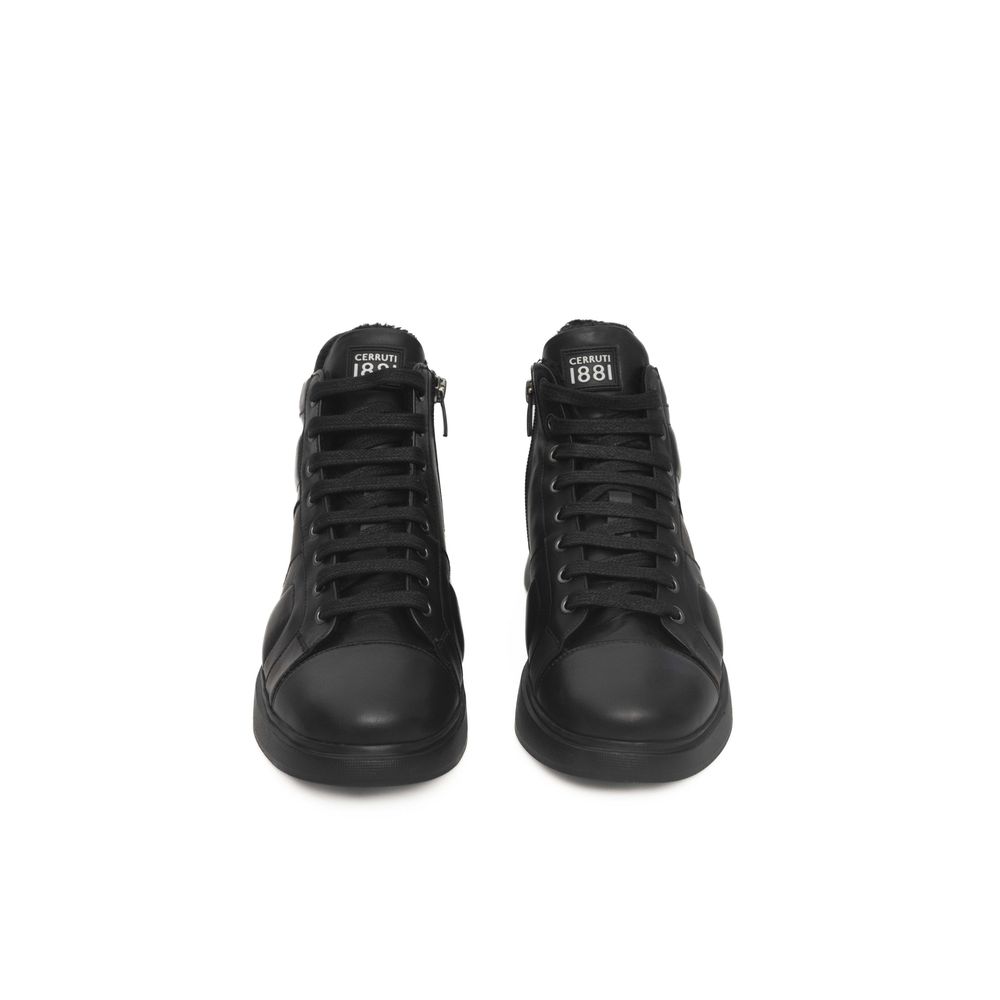 Zapatillas Cerruti 1881 de piel negra para mujer