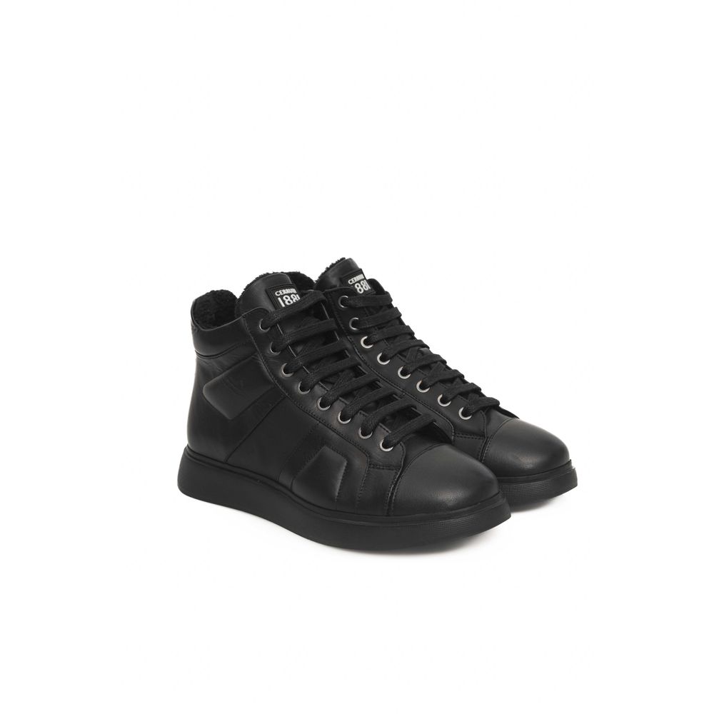 Zapatillas Cerruti 1881 de piel negra para mujer