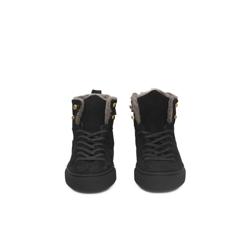 Zapatillas Cerruti 1881 de piel negra para mujer