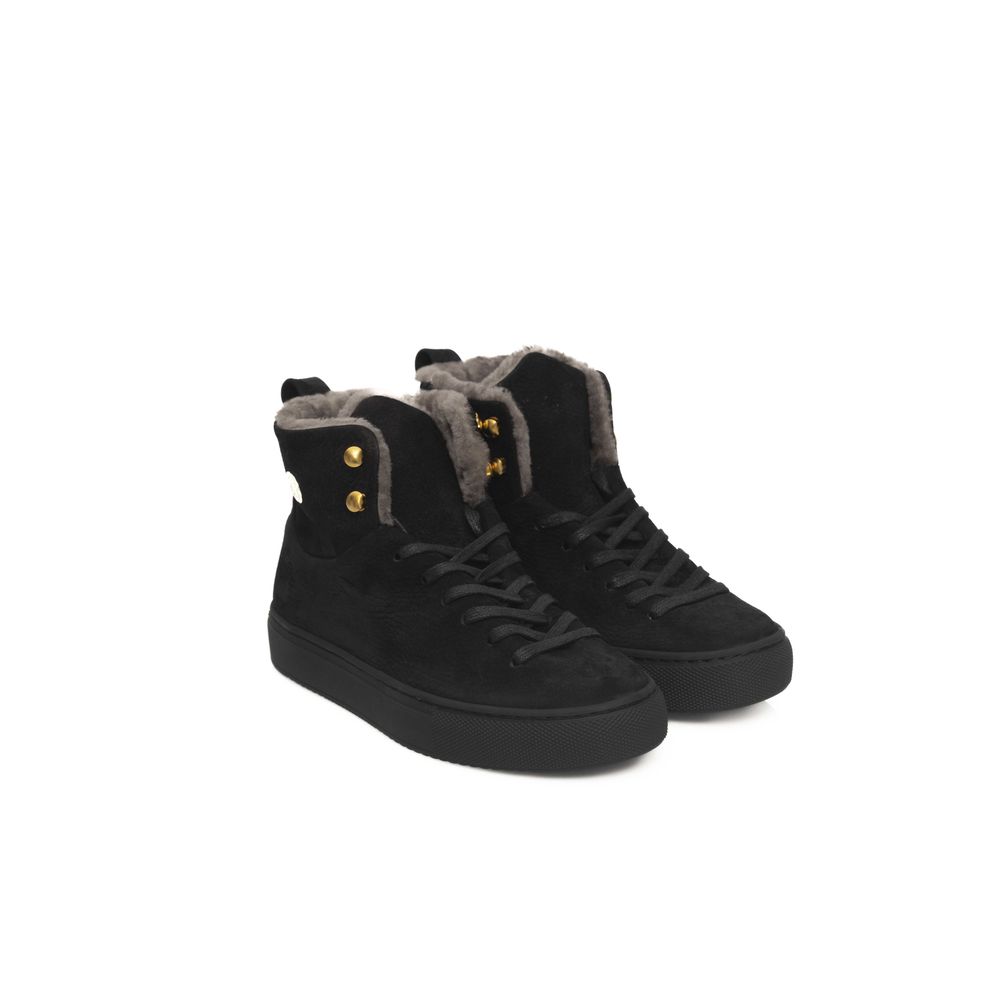 Zapatillas Cerruti 1881 de piel negra para mujer