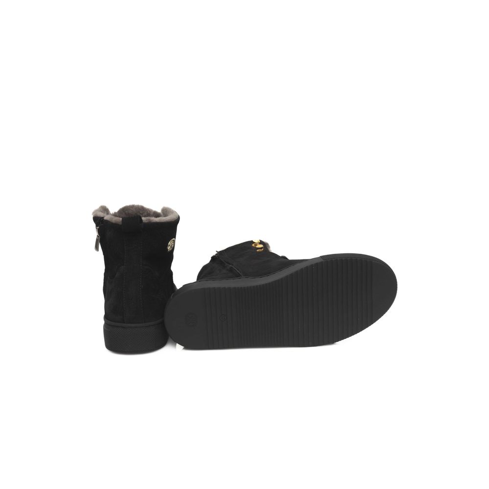 Zapatillas Cerruti 1881 de piel negra para mujer