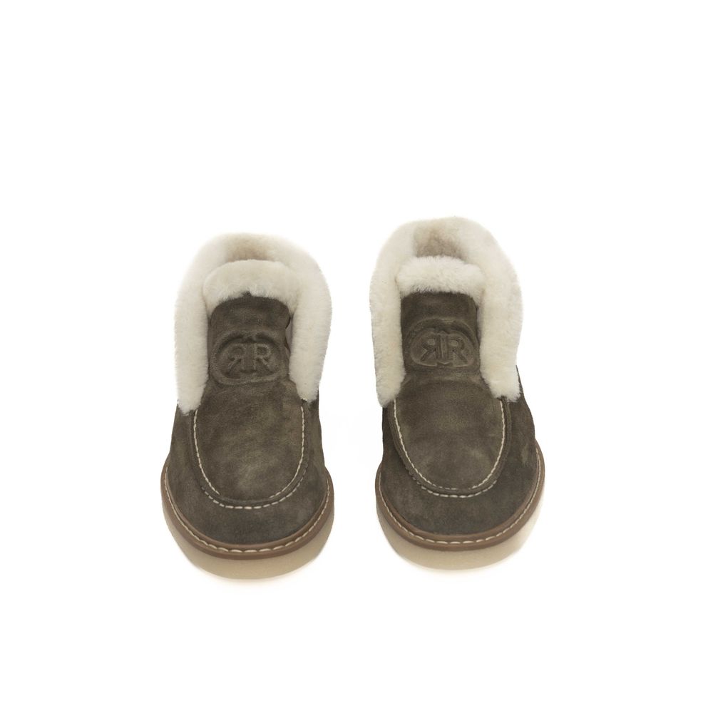 Bota Cerruti 1881 de piel verde para mujer