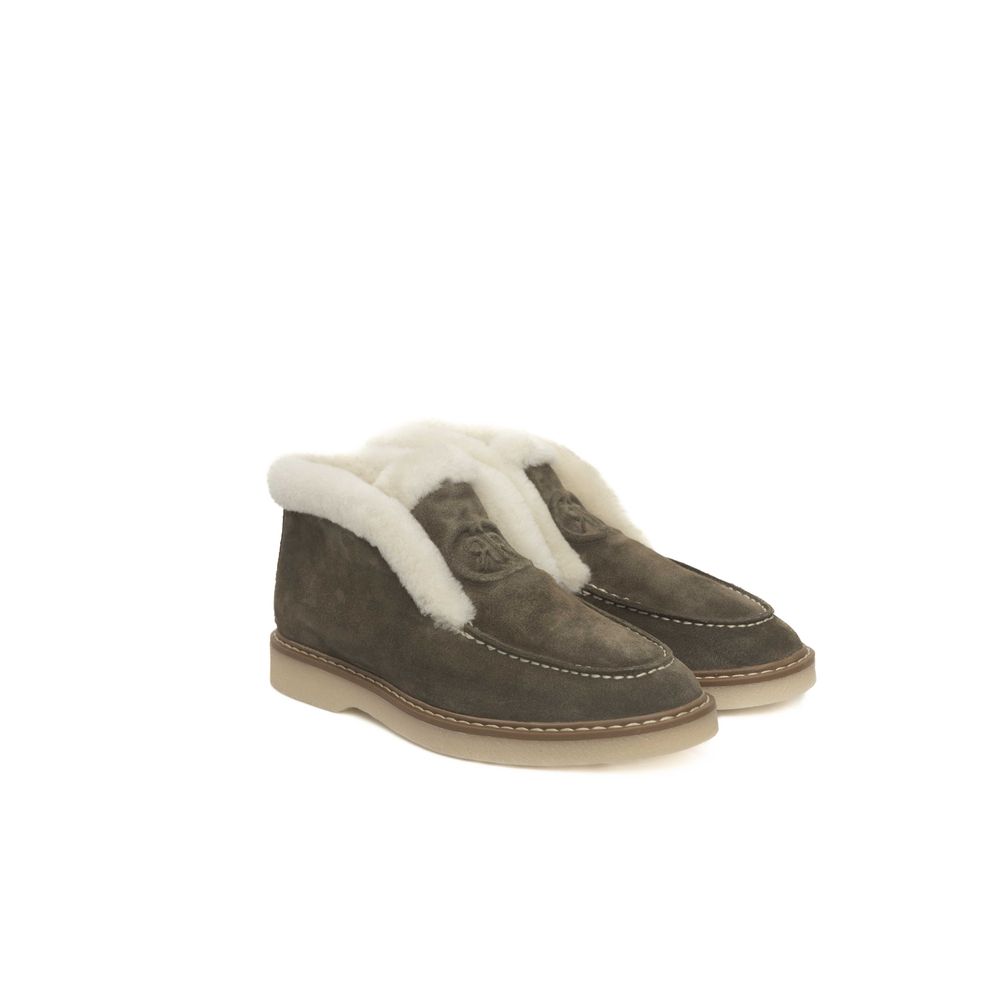 Bota Cerruti 1881 de piel verde para mujer