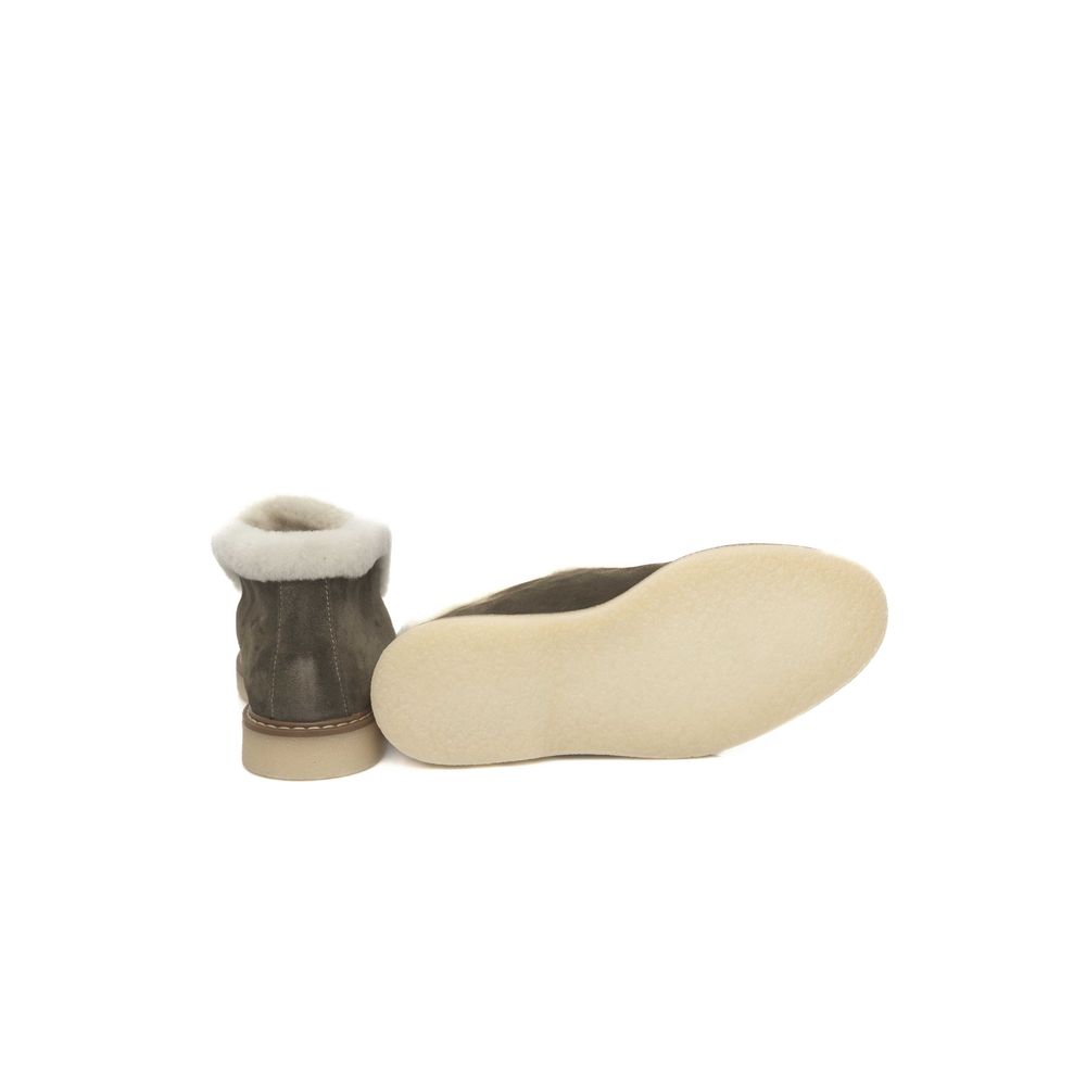 Bota Cerruti 1881 de piel verde para mujer