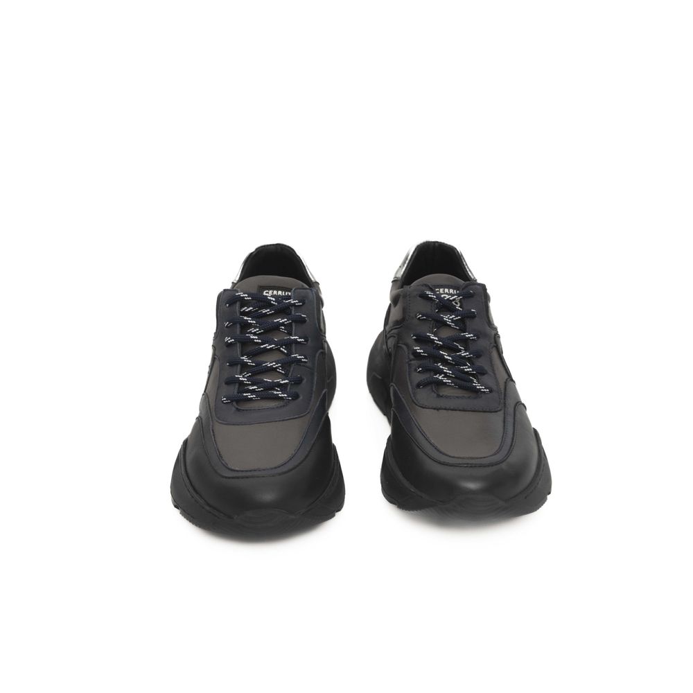 Zapatillas Cerruti 1881 de piel azul para hombre
