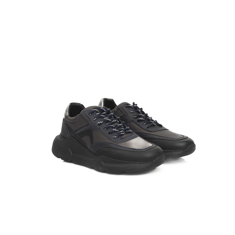 Zapatillas Cerruti 1881 de piel azul para hombre
