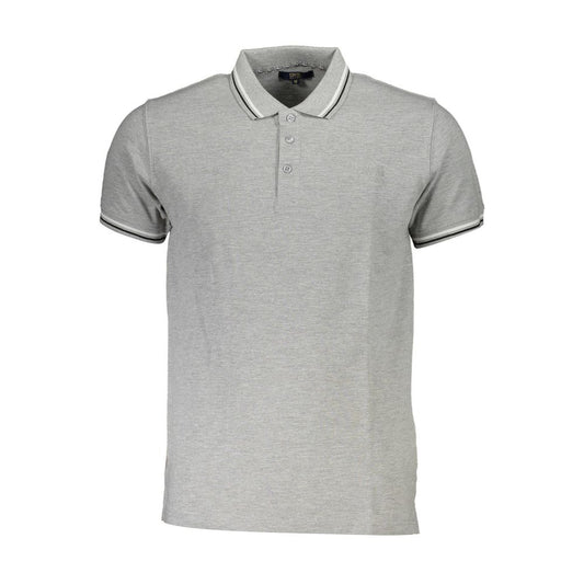 Polo de algodón gris Cavalli Class