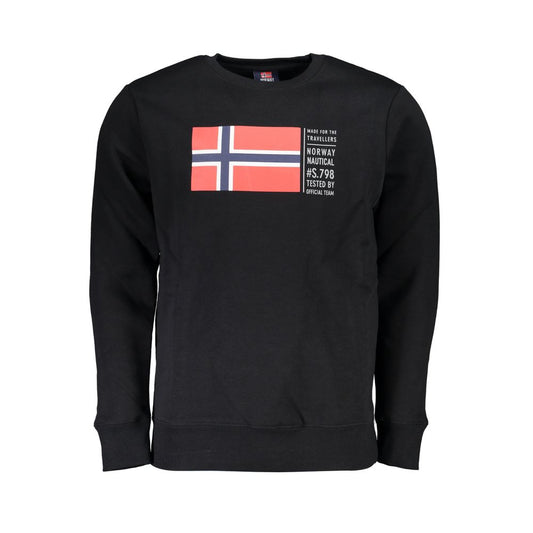 Suéter de algodón negro de Noruega 1963