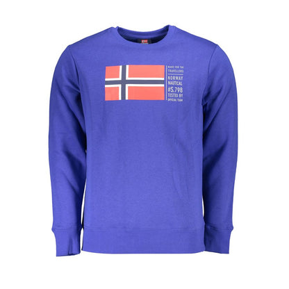 Suéter de algodón azul de Noruega 1963