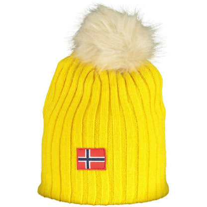 Gorro de poliéster amarillo