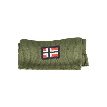 Bufanda acrílica verde de Noruega 1963
