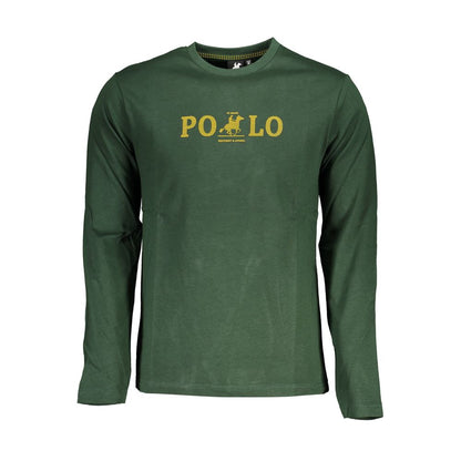 Camiseta de algodón verde US Grand Polo