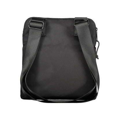 Bolso de hombro de nailon negro Bikkembergs