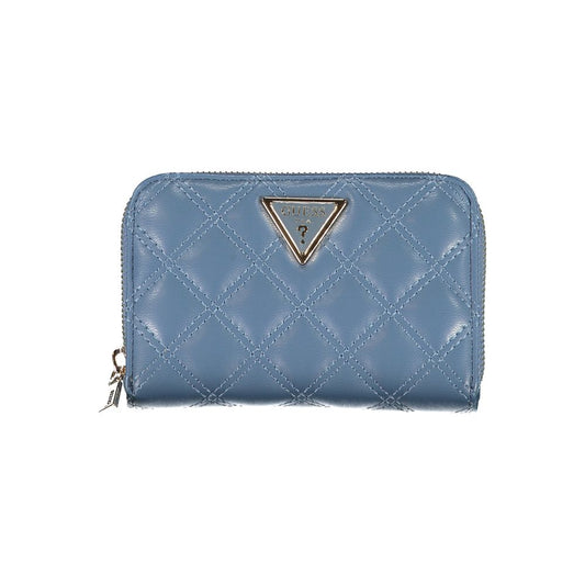 Cartera de polietileno azul Guess Jeans