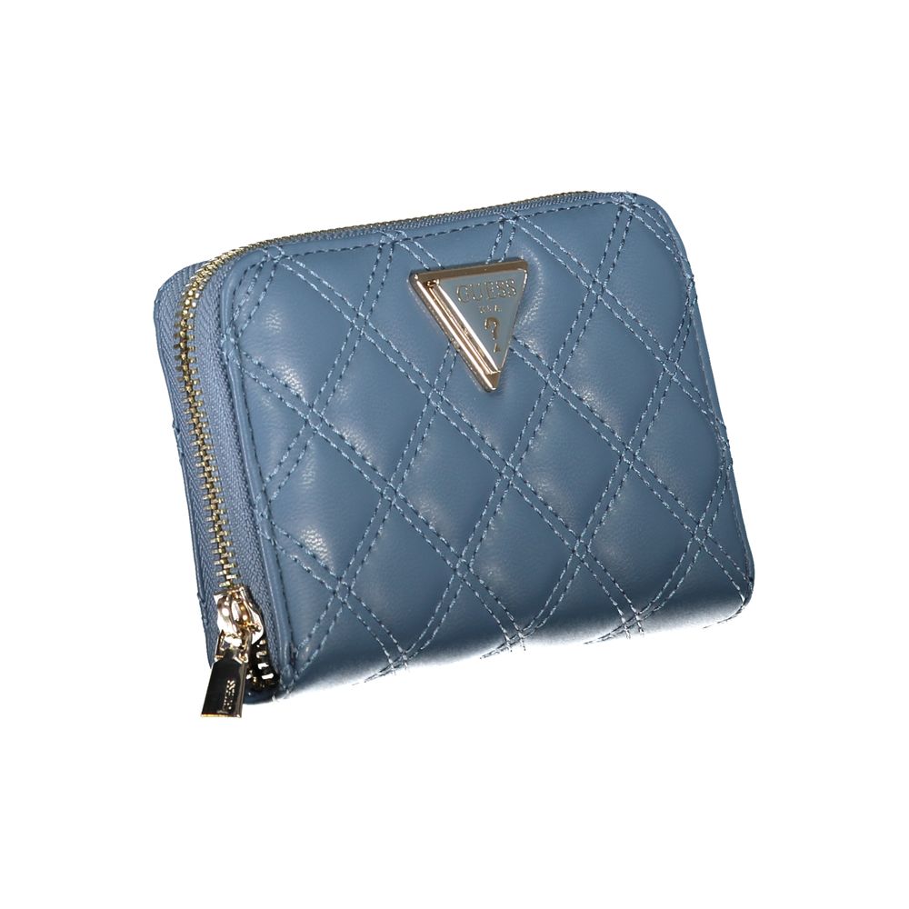 Cartera de polietileno azul Guess Jeans