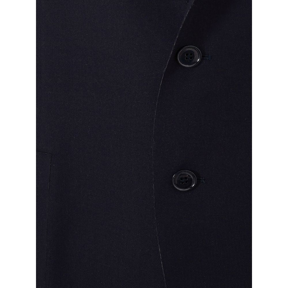 Elegante chaqueta Lardini de algodón azul