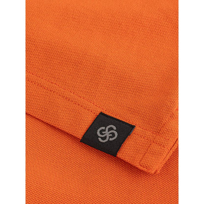 Polo elegante de algodón naranja Gran Sasso para hombre