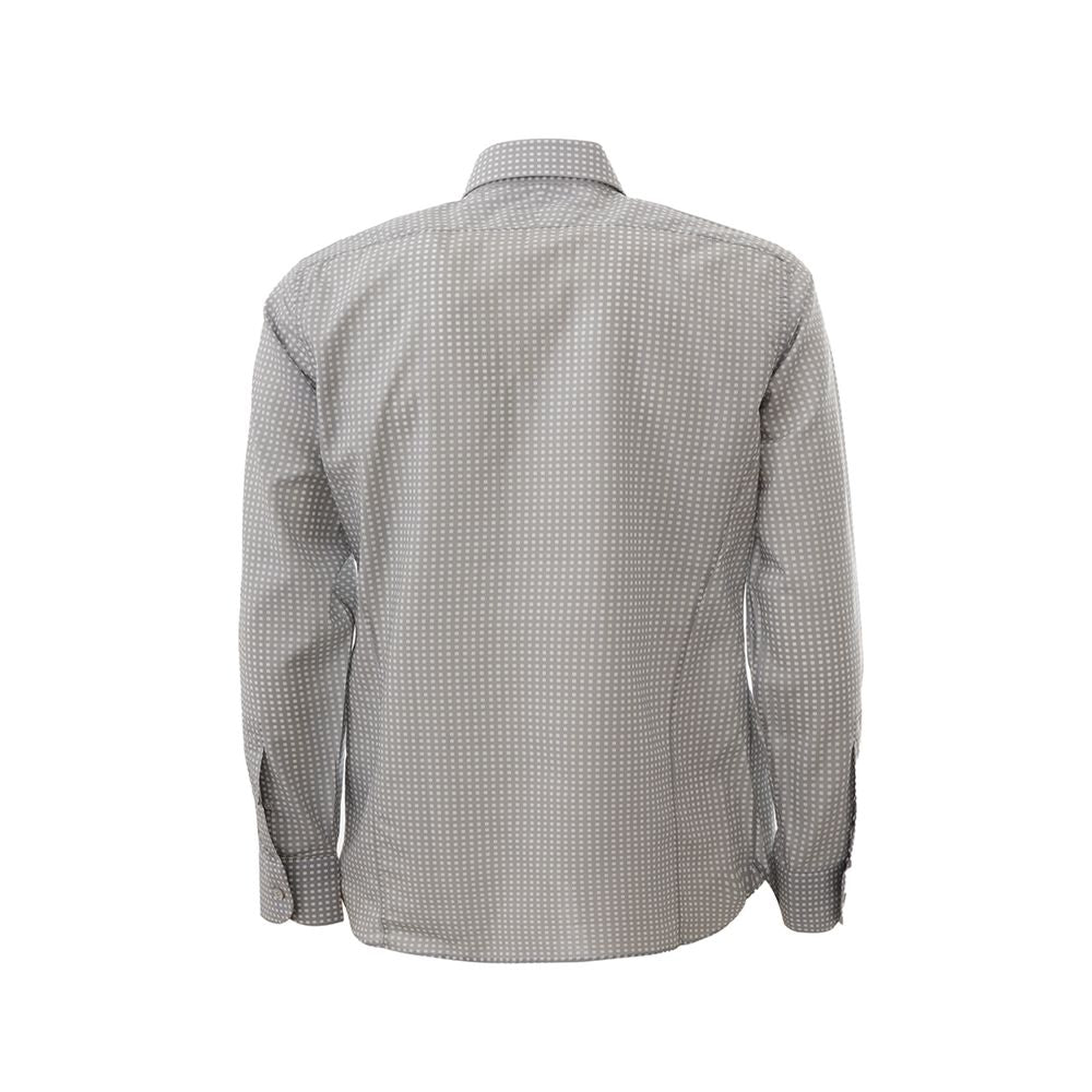 Camisa elegante de algodón gris de Tom Ford para hombre