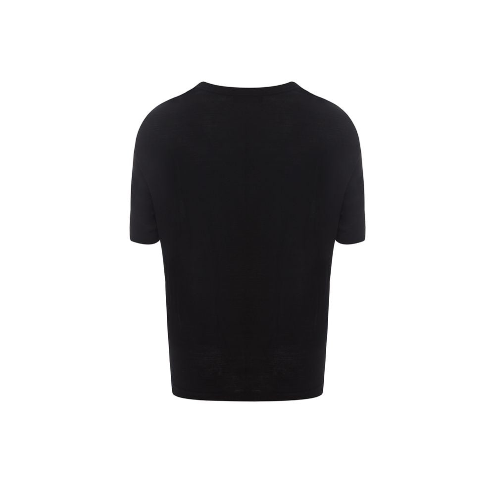 Dolce & Gabbana Elegant Black Cotton Top for Fashion-Forward Women