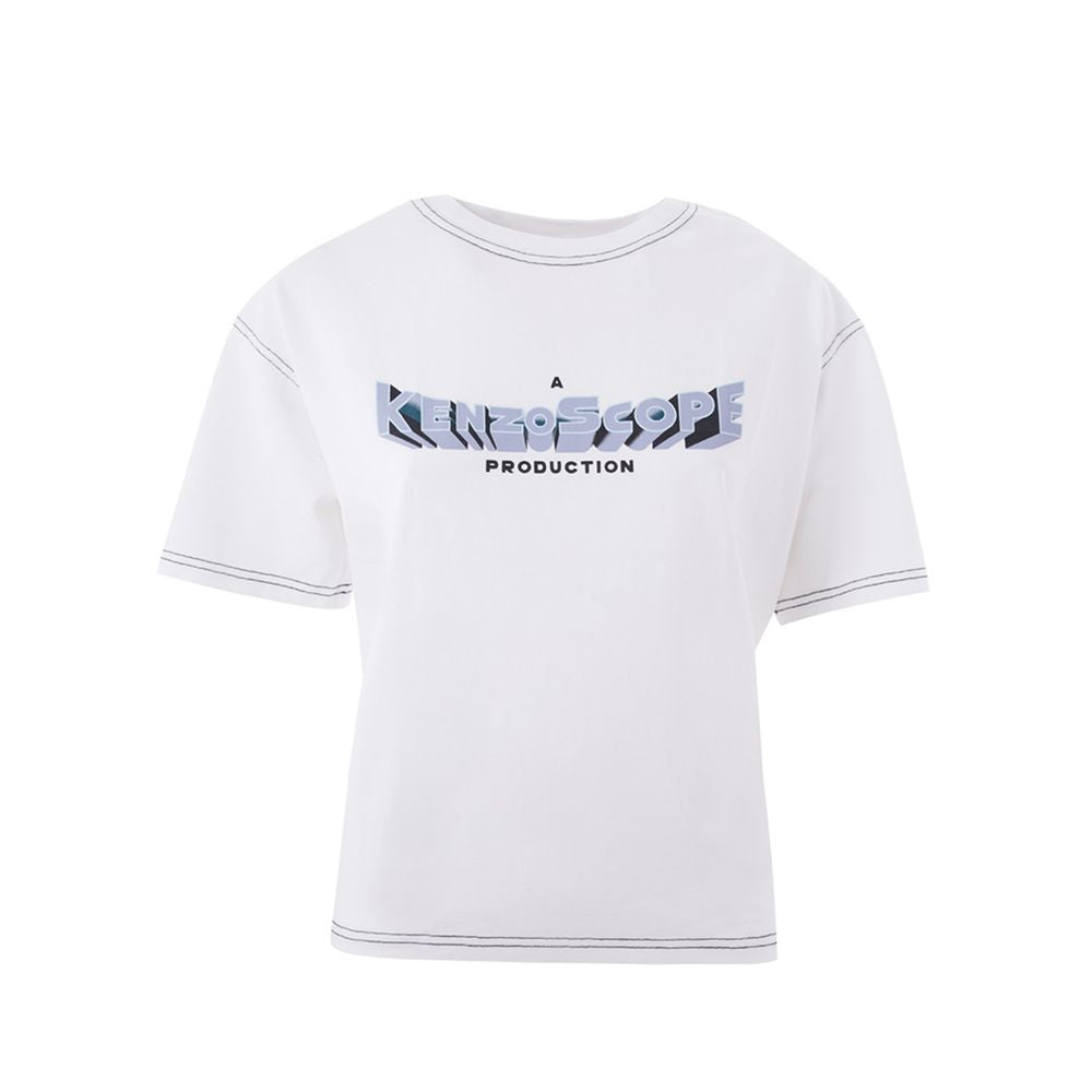 Kenzo Elegant White Cotton Top for Women