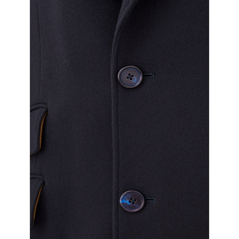 Chaqueta elegante de lana azul Dolce &amp; Gabbana para hombre