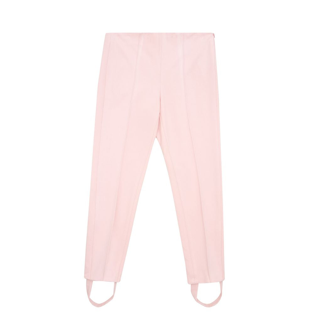 Lardini Elegant Pink Viscose Pants for Chic Style