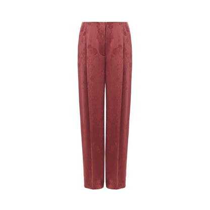 Pantalones elegantes de sastrería en color rojo de Lardini