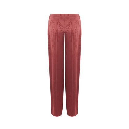 Pantalones elegantes de sastrería en color rojo de Lardini