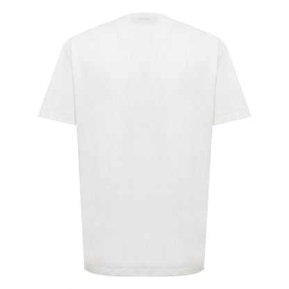 Camiseta básica de algodón blanca elegante de Dsquared²