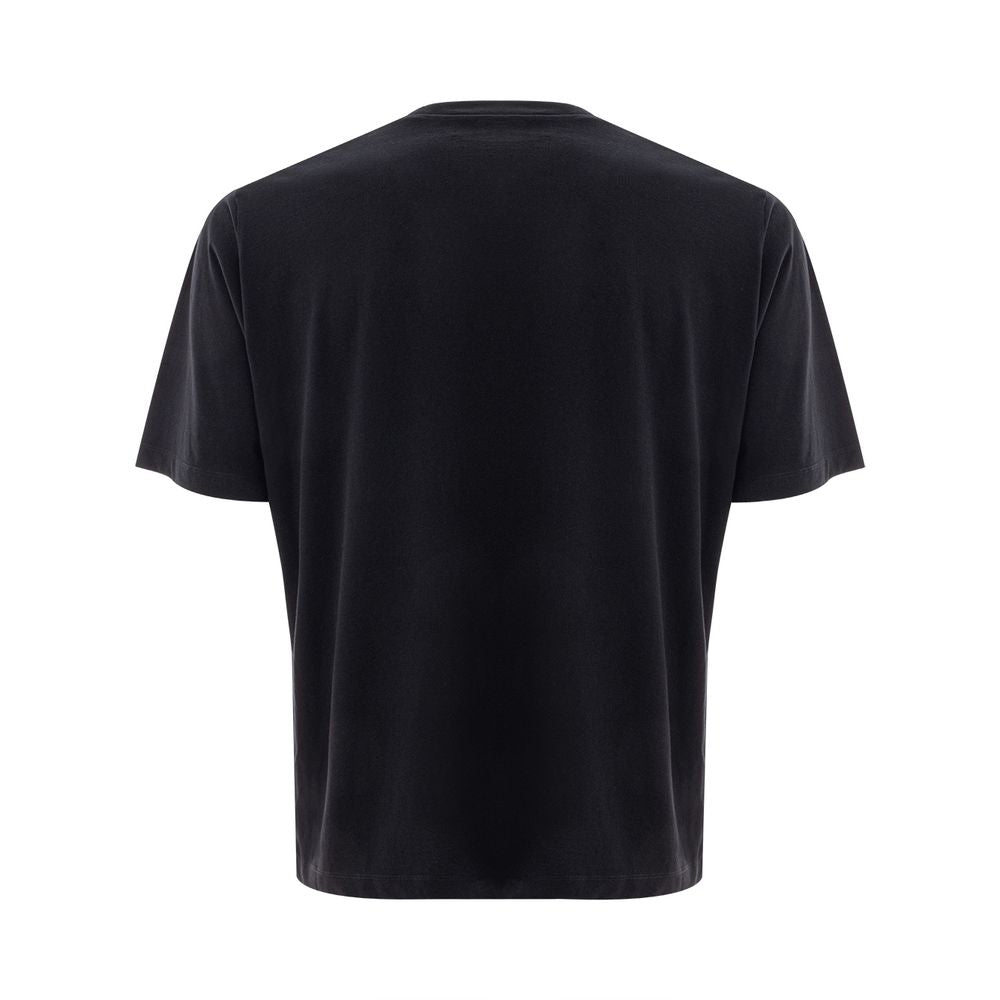 Camiseta de algodón negra Dsquared²