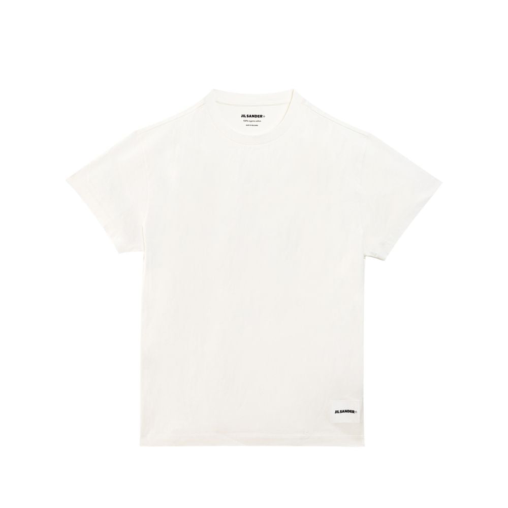 Camiseta orgánica de algodón blanca de Jil Sander
