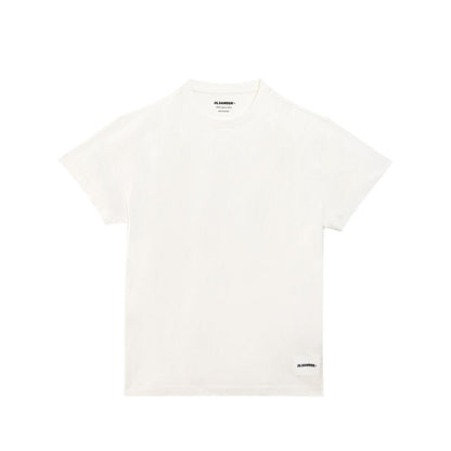 Camiseta orgánica de algodón blanca de Jil Sander