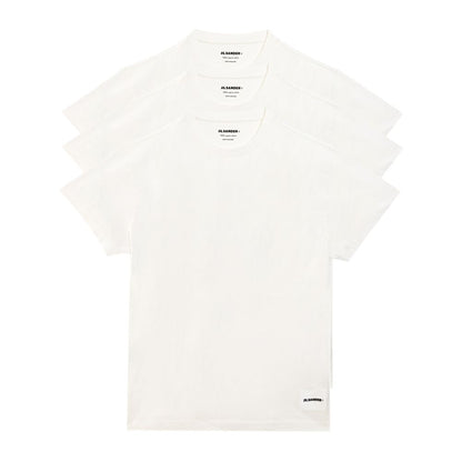 Camiseta orgánica de algodón blanca de Jil Sander