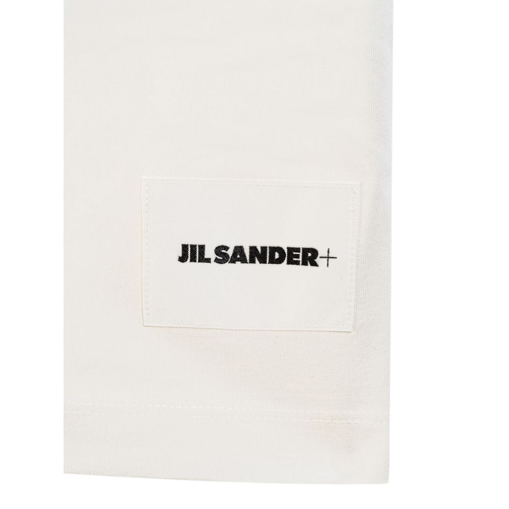 Camiseta orgánica de algodón blanca de Jil Sander