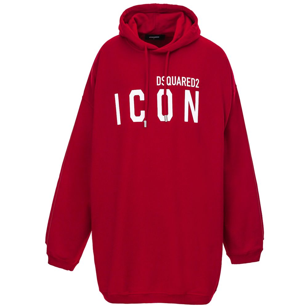 Suéter de algodón rojo de Dsquared²