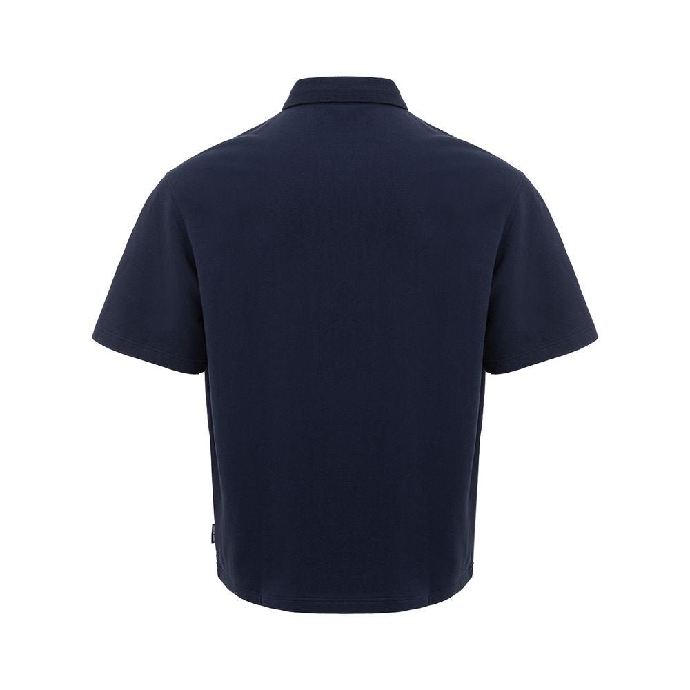 Polo elegante de algodón azul de Armani Exchange para hombre