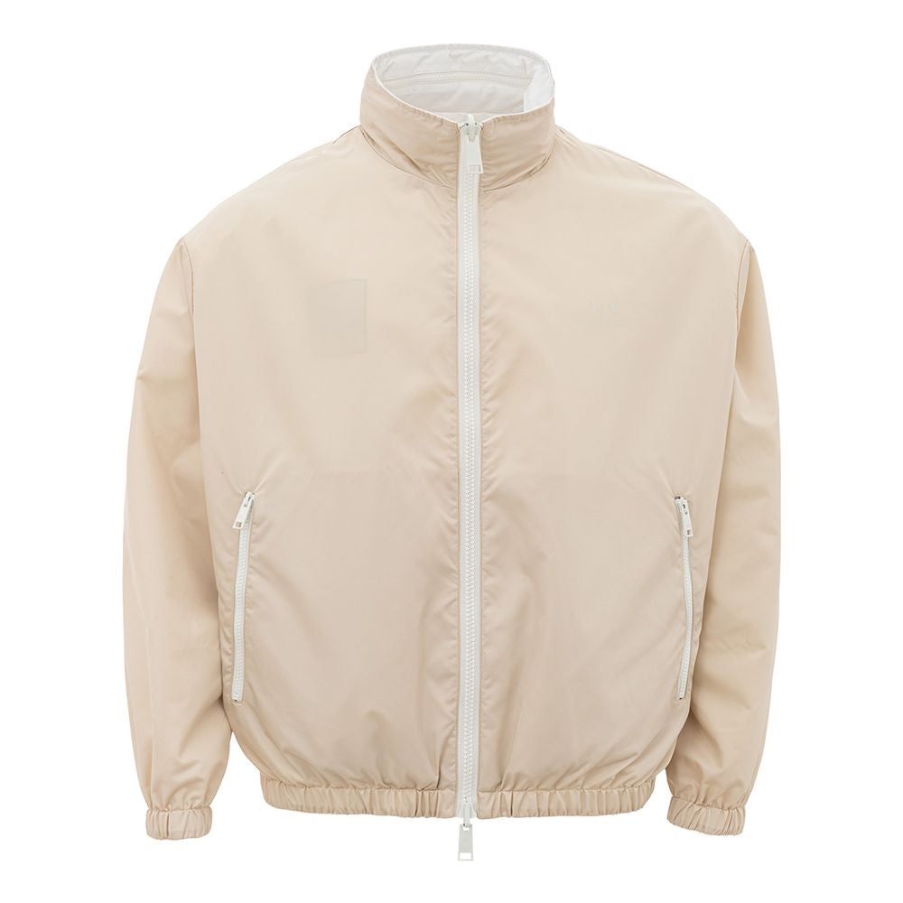 Chaqueta de poliamida beige de Armani Exchange para el hombre moderno