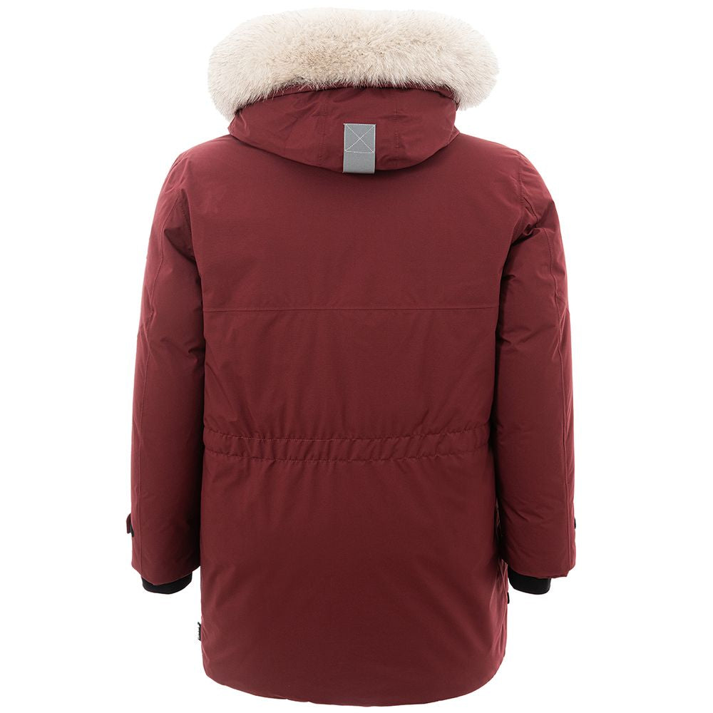 Chaqueta elegante de poliéster burdeos Peuterey para hombre